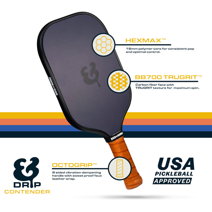 Bread & Butter - Contender Drip 16MM Pickleball Paddle