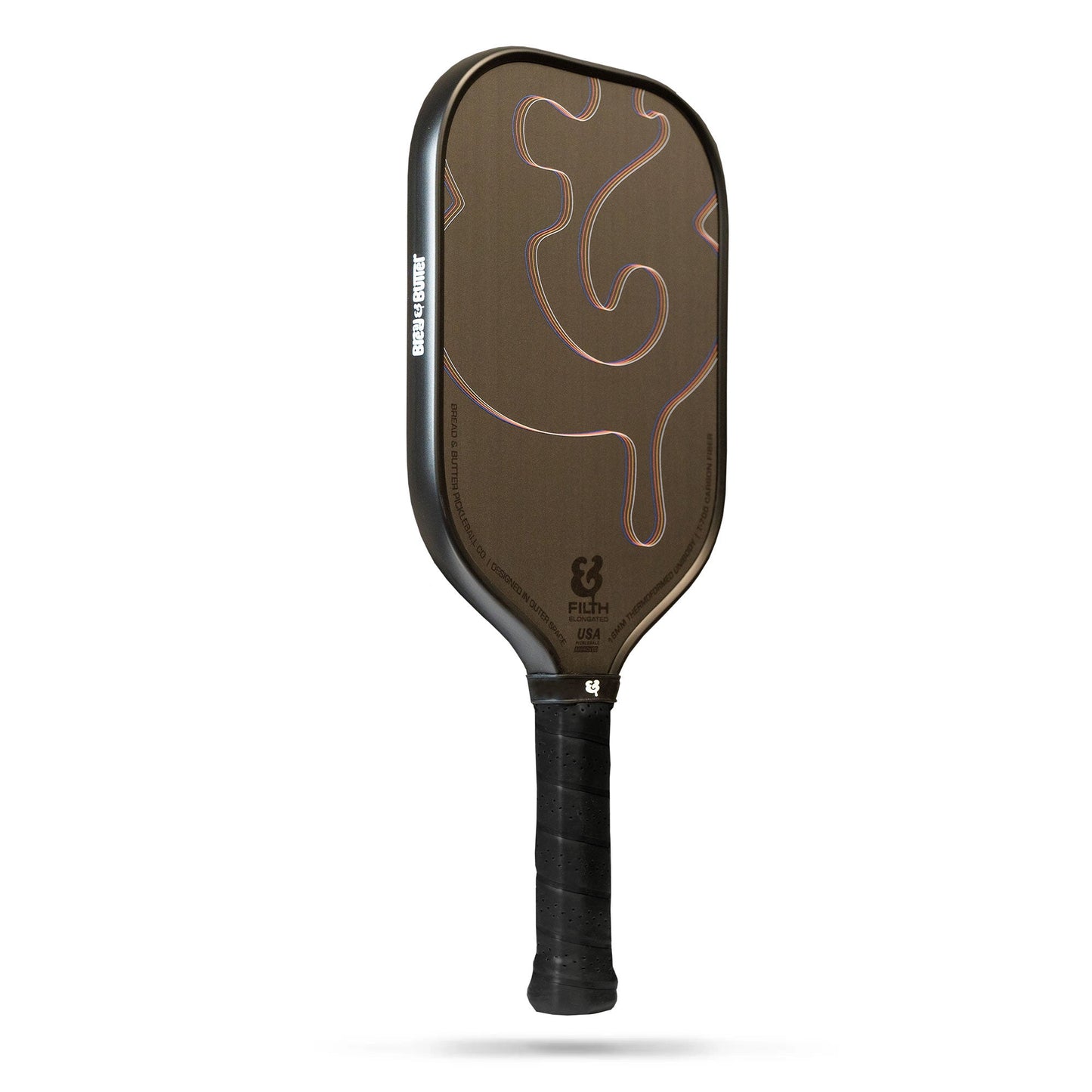 Bread & Butter - Filth 16MM Pickleball Paddle - Black on Black